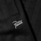 Patta Men's Tricot Stripe Track Pant in Black