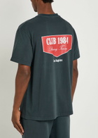 Club 1984 Racing Printed Cotton T-shirt Grey
