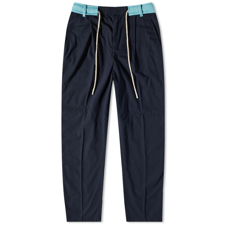 Photo: Palm Angels Men's Belted Track Pant in Light Blue