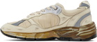 Golden Goose Beige Dad-Star Sneakers