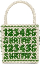 Shrimps White & Green Palmer Bag