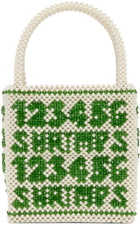 Shrimps White & Green Palmer Bag