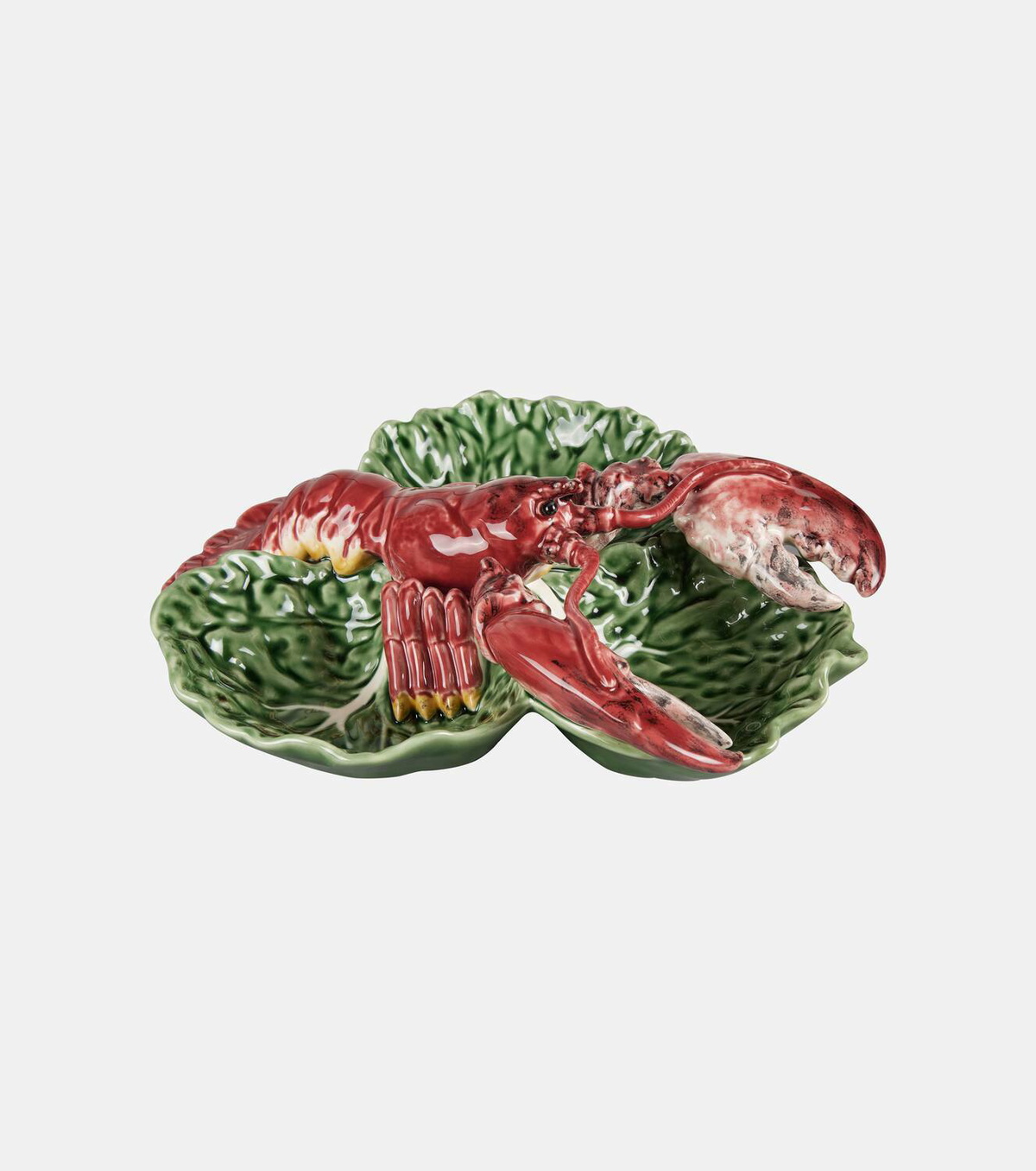 Bordallo Pinheiro Cabbage With Lobsters Large appetizer plate