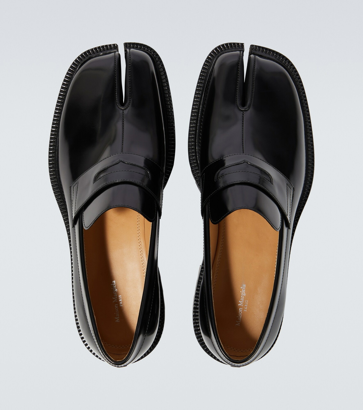 Maison Margiela - Tabi patent leather loafers Maison Margiela