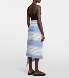 Toteme - Striped linen and cotton beach cover-up