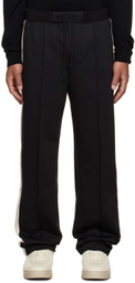 Emporio Armani Black Stripe Sweatpants