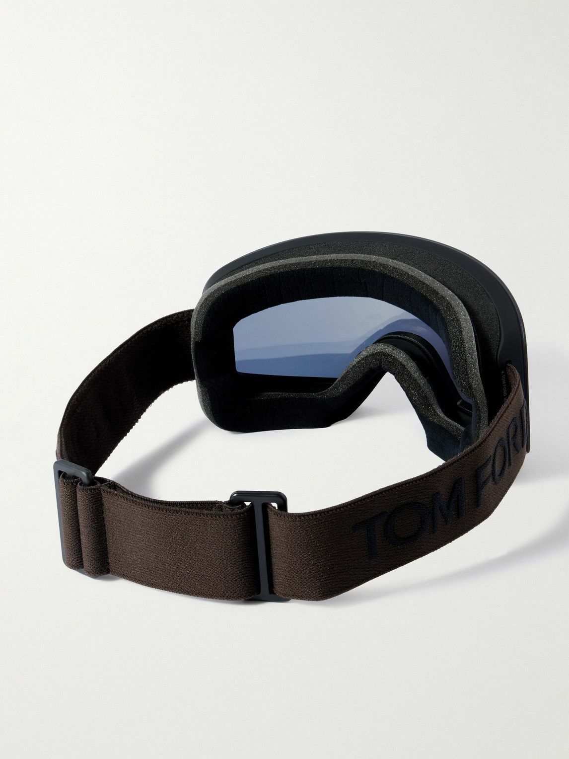 TOM FORD - Logo-Jacquard Webbing-Trimmed Ski Goggles
