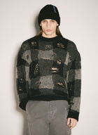 Marni Logo Intarsia Beanie Hat