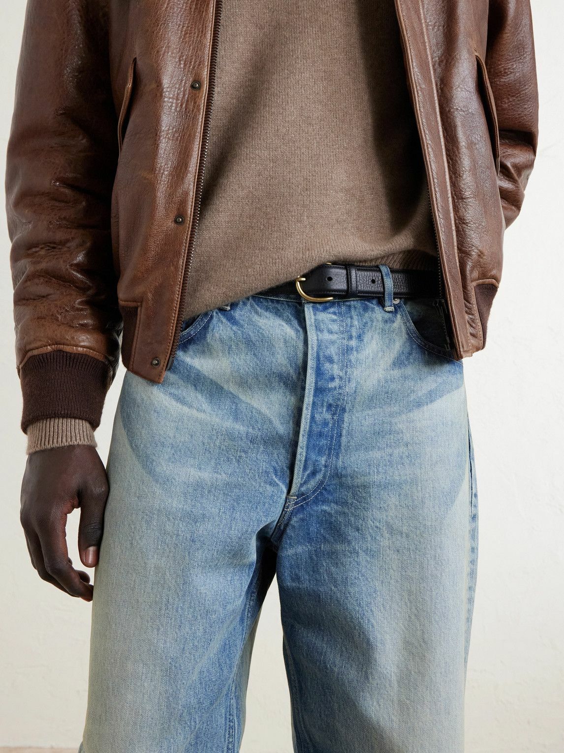 Auralee - Straight-Leg Selvedge Jeans - Blue