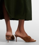 Veronica Beard Tullia suede mules