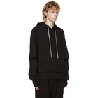 Rick Owens Drkshdw Black Hustler Hoodie