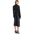 Loewe Black Crystal Strap Blazer