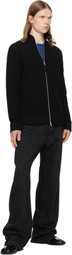 Maison Margiela Black Tabi Lace-Up Derbys