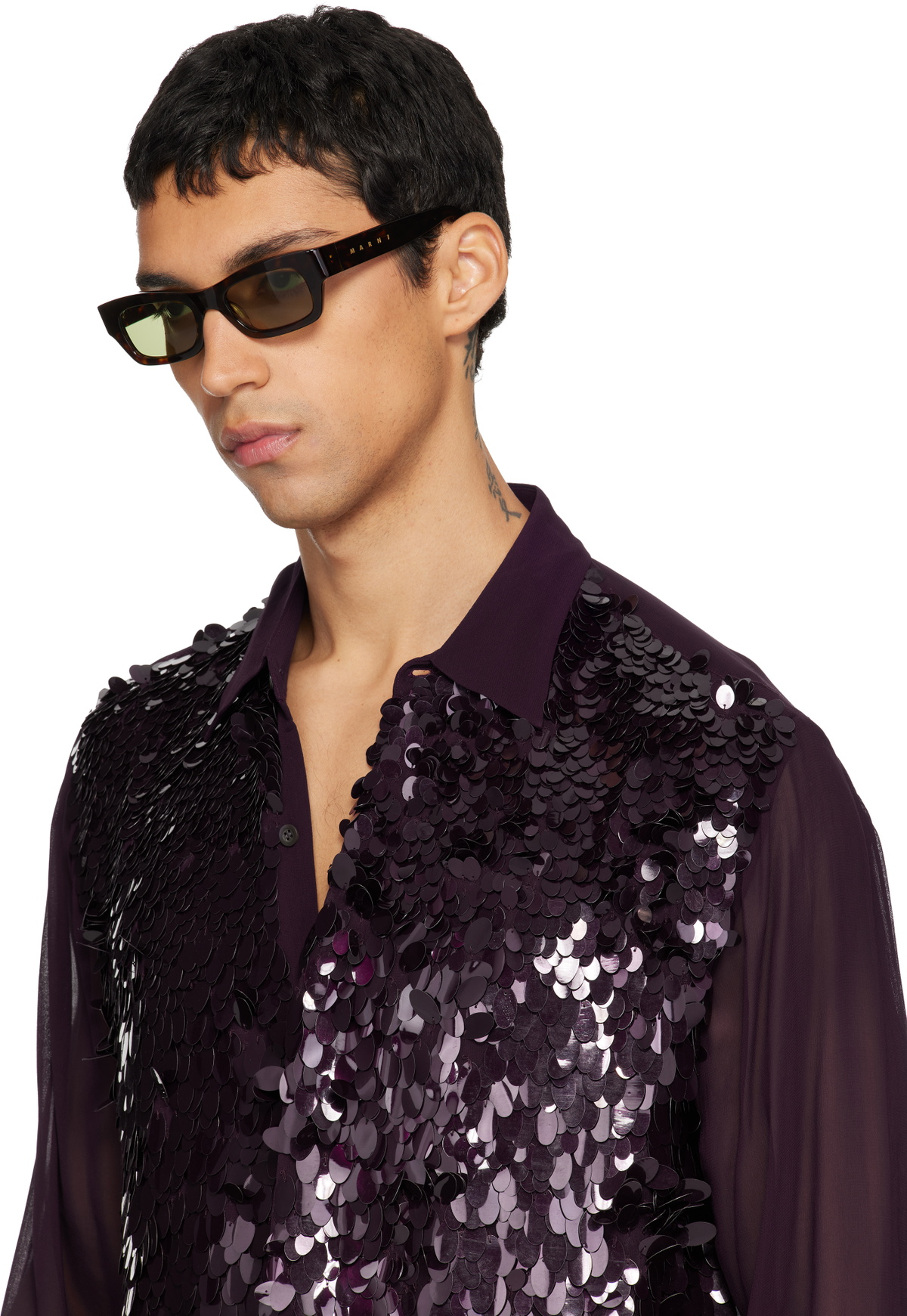 Marni Brown RETROSUPERFUTURE Edition Haicli Sunglasses