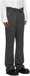 BED J.W. FORD Grey Relaxed Lounge Pants