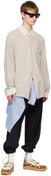 A PERSONAL NOTE 73 Beige Long Cardigan