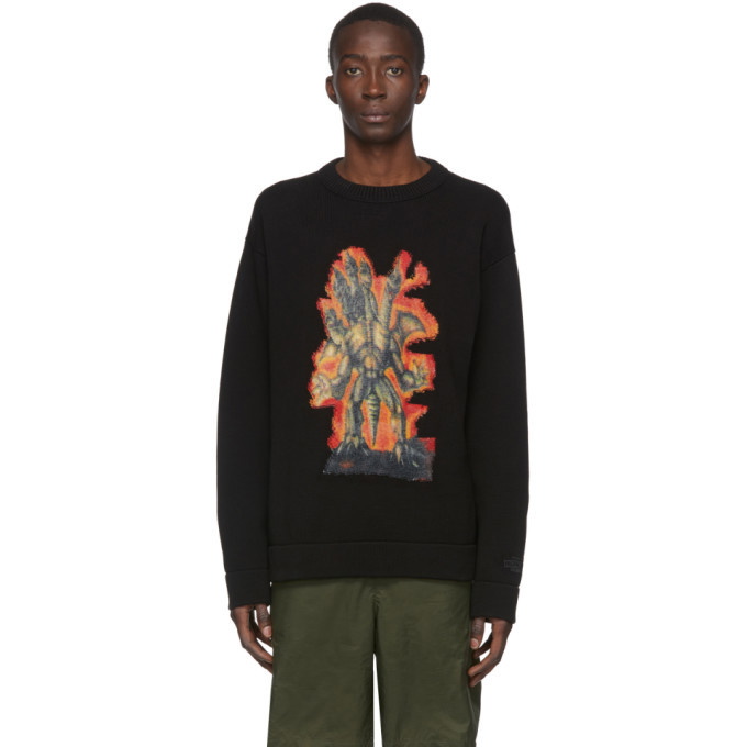Photo: Acne Studios Black Monster in My Pocket Edition Great Beast Sweater