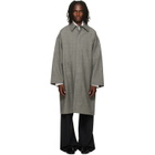 Fear of God Gray Mouline Wool Relaxed Trench Coat