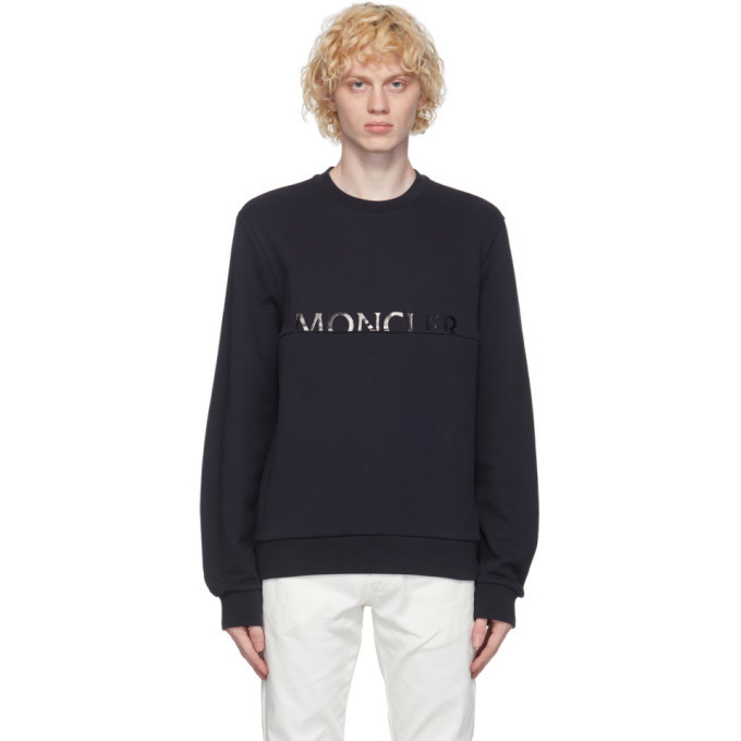 Photo: Moncler Navy Logo Sweatshirt