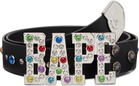 BAPE Black Color Stone Belt