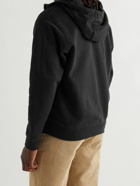 Nike - NSW Logo-Embroidered Cotton-Blend Jersey Zip-Up Hoodie - Black