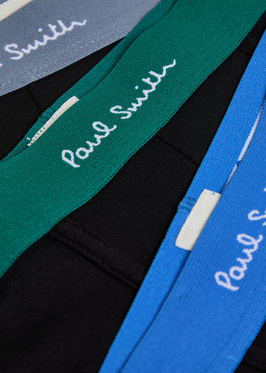 Paul Smith Stretch-cotton Trunks set of Three Black