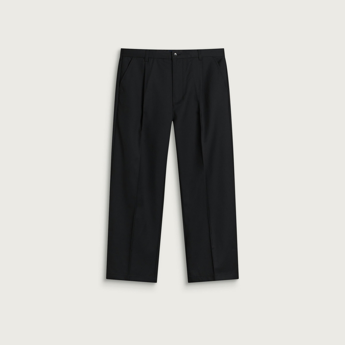 Larriet Men's Onder Pleated Trousers in Black