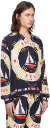 Rhude Blue Flag Sail Shirt