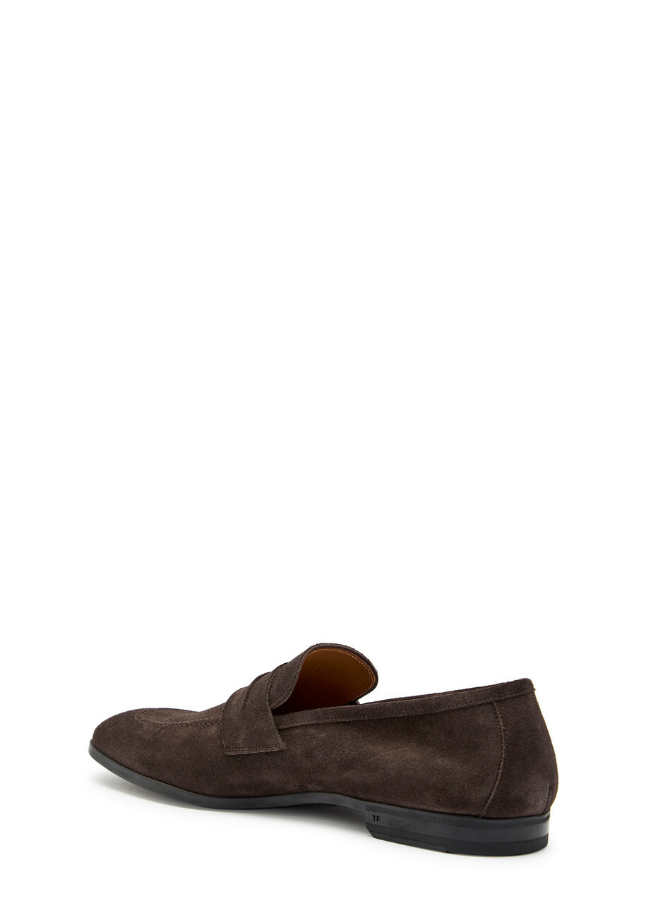 Tom Ford Suede Loafers Brown