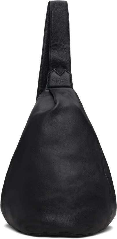 Photo: YOHJI YAMAMOTO Black Tuck Sling Medium Bag