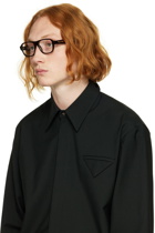 Bottega Veneta Tortoiseshell Square Glasses