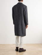 Brunello Cucinelli - Herringbone Twill Coat - Gray