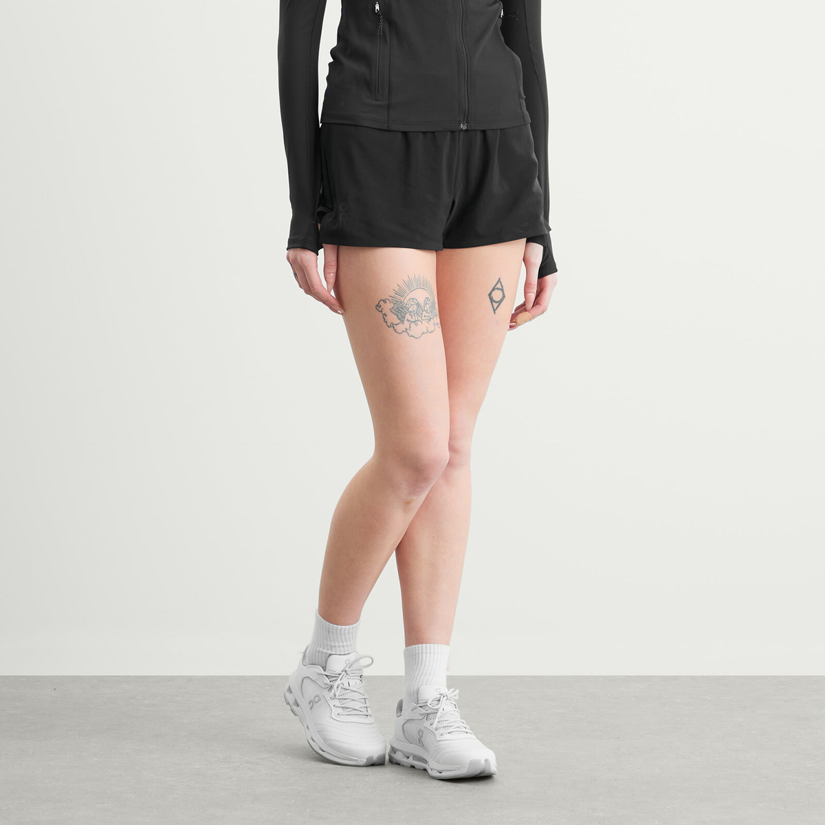 ON Women's x Zendaya Mesh Shorts in Black