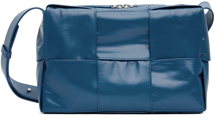 Photo: Bottega Veneta Blue Medium Arco Camera Bag