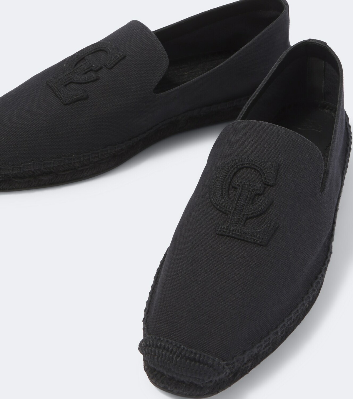 Christian Louboutin Emboroidered canvas espadrilles