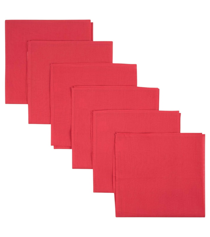 Photo: Lisa Corti Set of 6 cotton napkins
