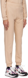 Burberry Beige Print Lounge Pants