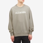 Dolce & Gabbana Men's Logo Crew Sweatshirt in Light Grey