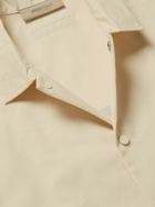 FEAR OF GOD ESSENTIALS - Coach Logo-Flocked Cotton-Blend Jacket - Neutrals