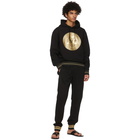 Versace Jeans Couture Black Coin Logo Hoodie