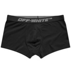 Off-White Men's OW Race Boxer in Black