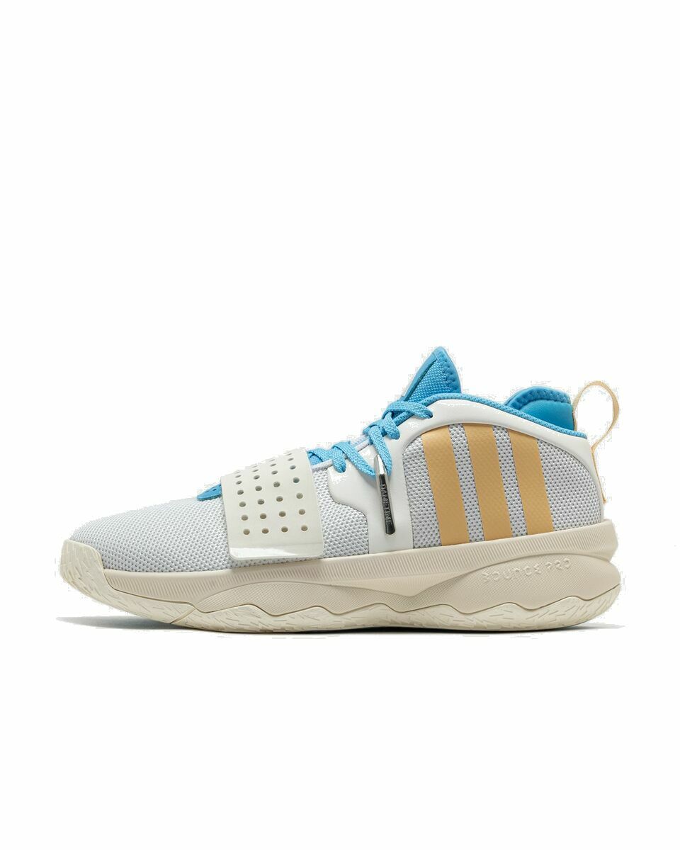 Photo: Adidas Dame 8 Extply White - Mens - Basketball/High & Midtop