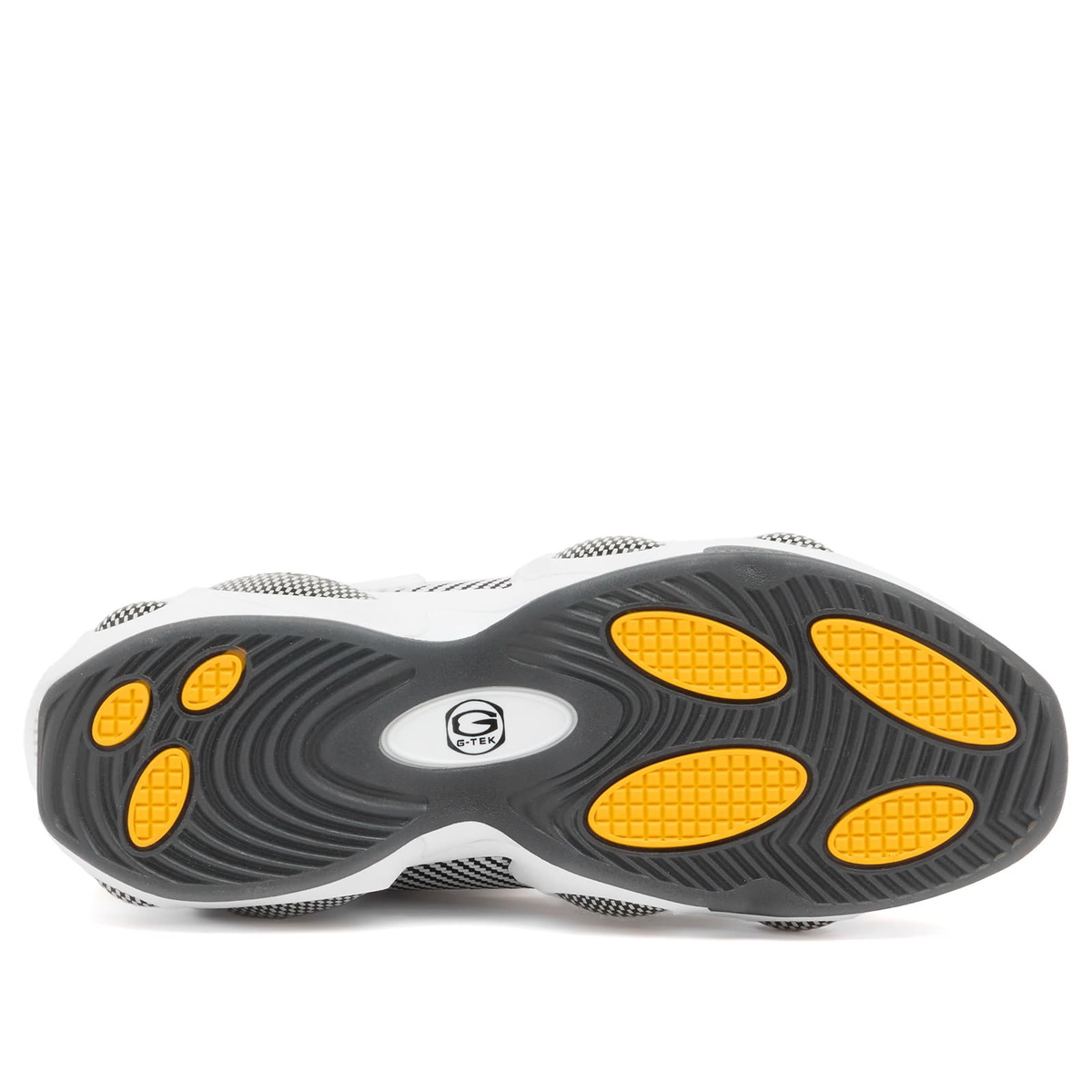 Nike Nocta Glide Sneaker in White/Black/Gold