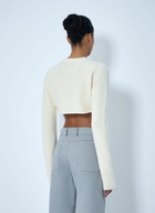 RIER Cropped Knit Sweater