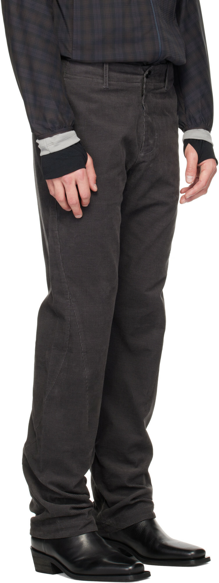 POST ARCHIVE FACTION (PAF) Gray Stream Trousers