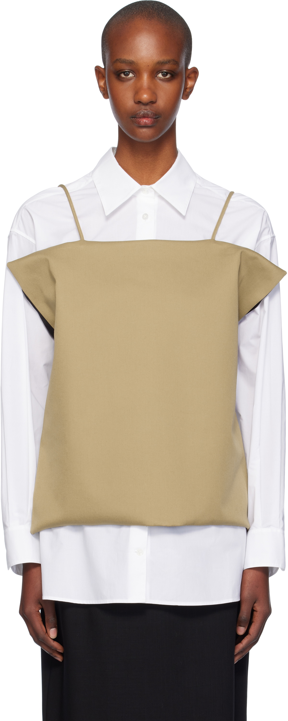 La Collection Beige Panarea Top
