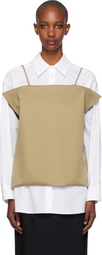La Collection Beige Panarea Top