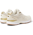 New Balance - 990V4 Suede Sneakers - Men - Cream