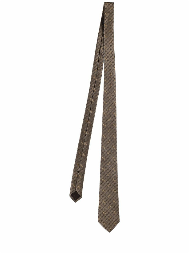Photo: GUCCI 7cm Morset Silk Tie