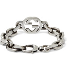 Gucci - Burnished Sterling Silver Bracelet - Silver